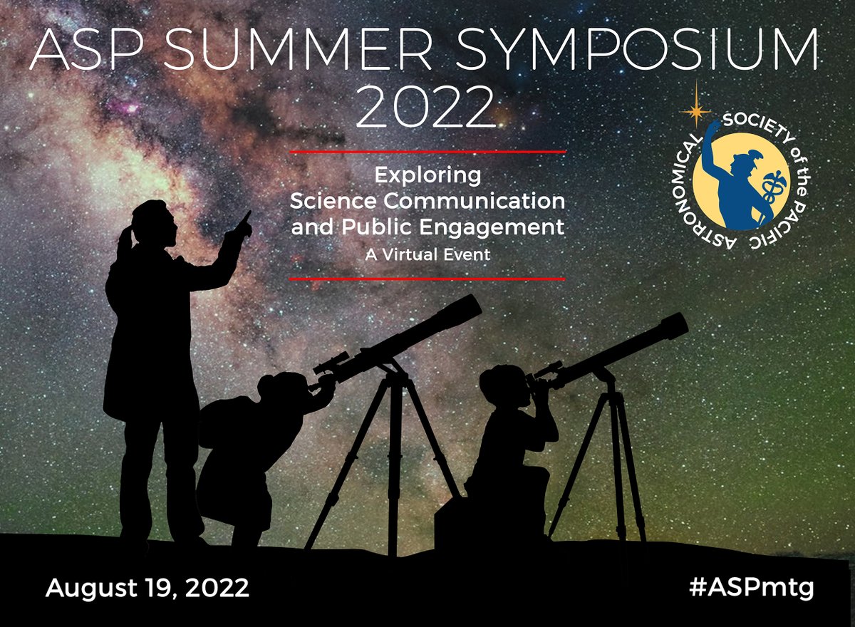 AstroSocietyPac's tweet photo. Support ASP's biggest event of the summer! We bring professionals together during this one-day virtual event to share how they create widespread appreciation for science! Register: https://t.co/LPZGETFD99
🧑‍🏫🔭🌌🌠🪐🎓
#astronomy #education #virtualconference #aspmtg https://t.co/qQsfkX27qg