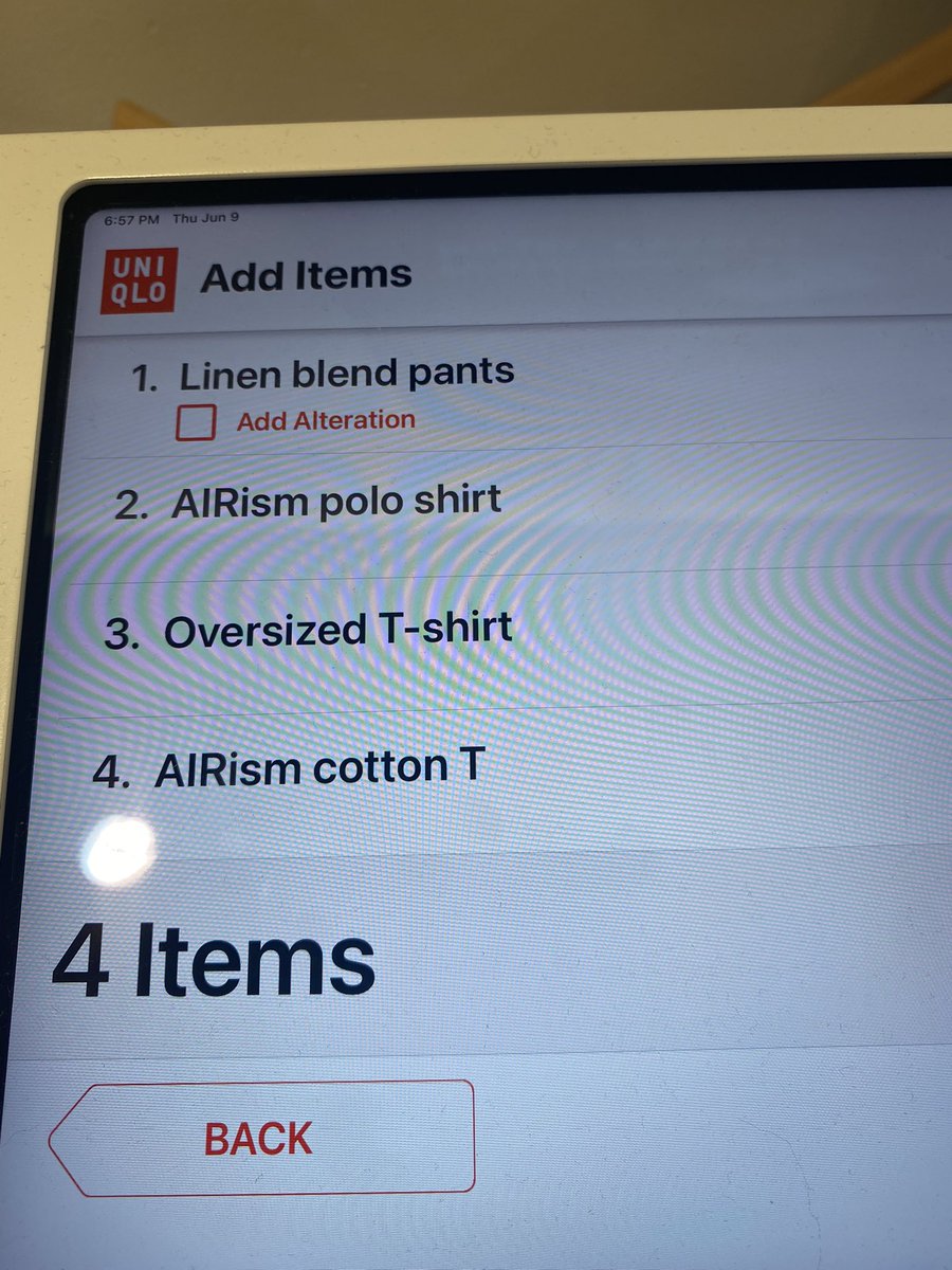 MattZeitlin's tweet photo. Genuine innovation in retail: Uniqlo has self checkout, but you just put your stuff in here and it scans it all for you, you confirm it, pay and walk out https://t.co/H3j2VIFq3L