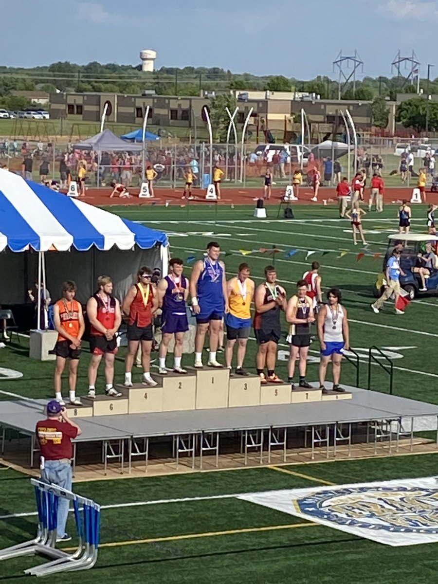 TMBPanthers's tweet image. Congrats Tony Nelson two time State Champion Shot Put with a throw of 57’3”
