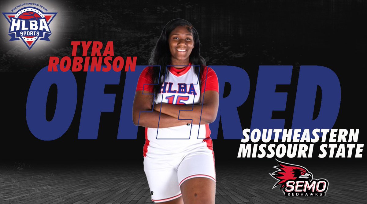 HLBA 6’2 2023 F @Tyraaamaeee2023 been offered by <a href="/SEMORedhawks/">SEMO Redhawks</a>! Tyra is a physical presence in the paint as well as a floor stretcher! Check out Tyra’s highlights below!