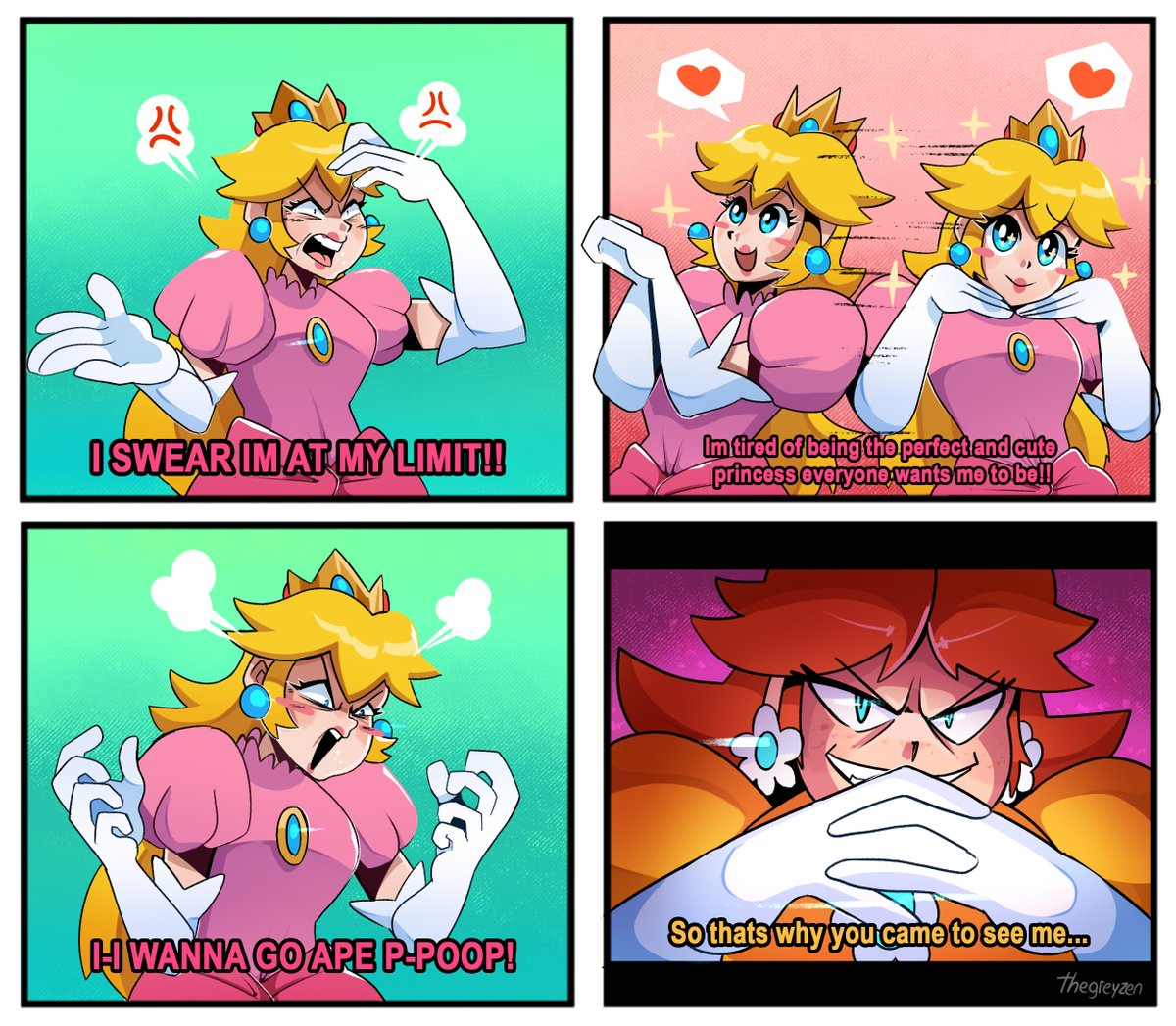 Peach Loses her Sh*t (1/2) 