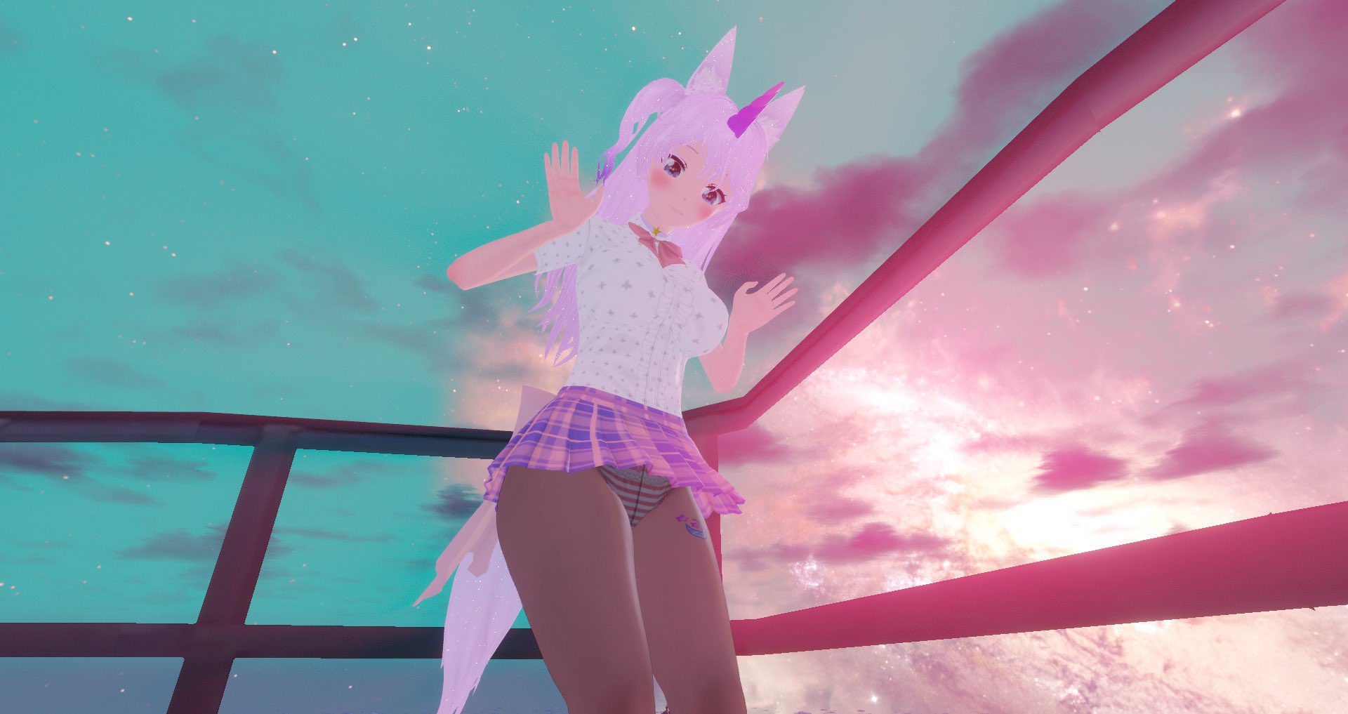 Lumina Kira🦄 Envtuber On Twitter Pic By Abusnail 😊💜 Who Loves Taking Pervy Angles Twitter