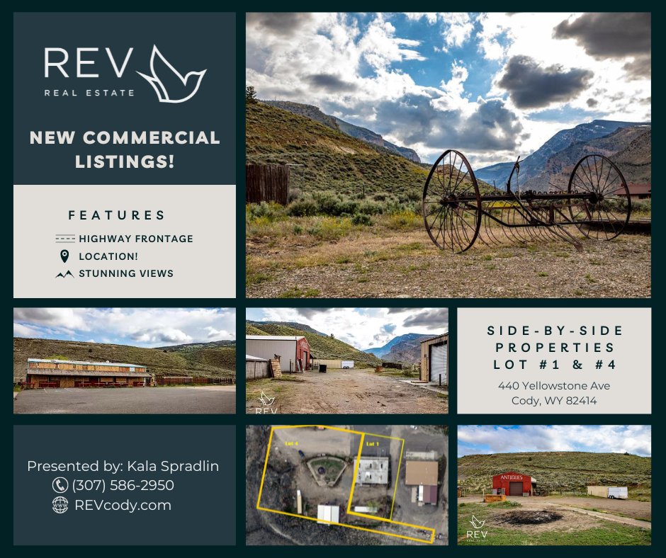 PRIME LOCATION with highway frontage! Here is your chance to own one or two incredible lots at the Gateway to Yellowstone. Property is surrounded by mountain views. Located across from the Cody Nite Rodeo. Zoned Commercial so the possibilities are endless!
next.navicamls.net/388/ListingDis…