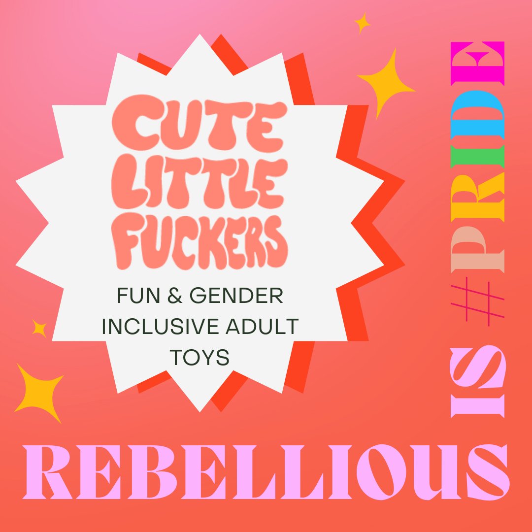 rebelliouspr's tweet photo. At Rebellious we're celebrating #pride by highlighting our favorite LGBTQ+ owned collaborators! @CuteLittleFkers was founded in 2018 for the purpose of making adult toys more "personal, approachable, and gender inclusive." You can learn more and shop at https://t.co/RDuZ0VRQID 🐙 https://t.co/KRF8ZlpGax