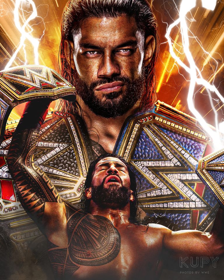 TWN4fans's tweet photo. Undisputed WWE Universal Champion Roman Reigns 

#WWE #Undisputed #Champion #headoftable https://t.co/FFOnTCpPFv