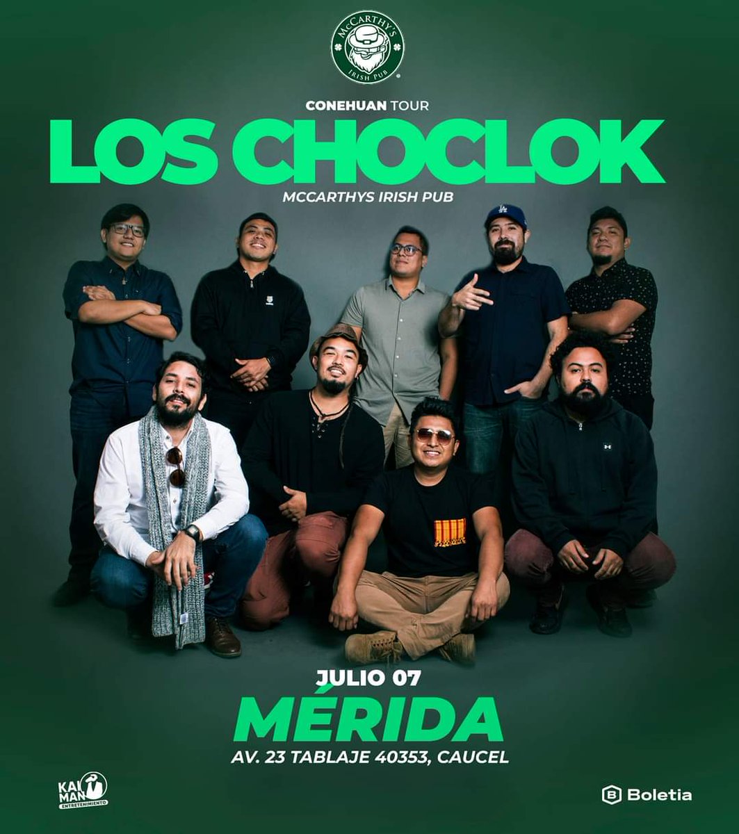 Ya saben que sus deseos son órdenes cariños 🔥 nos vemos el 7 de julio en #Merida.

Compren sus boletos aquí los-choclok-en-merida.boletia.com

#ConehuanTour #KaimanEntretenimiento