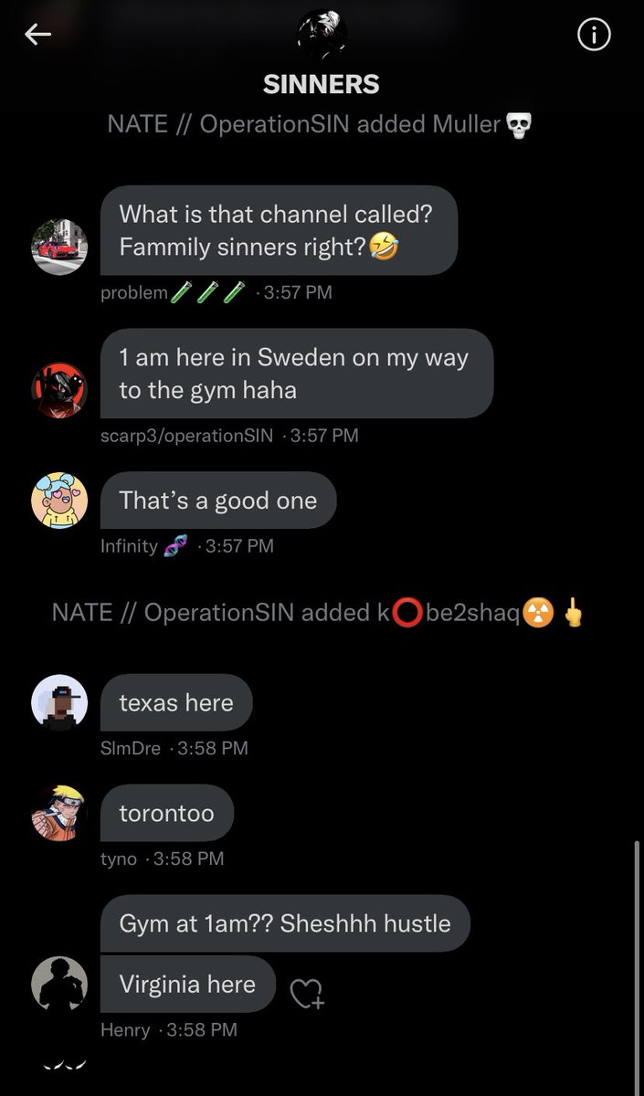 NATE9169's tweet photo. We still have room sinners, who wants an invite to the Twitter group chat?

Comment and RT if you want an invite 🔥 

#WeAreSINNERS @NFTLlama @operationSIN @HatoETH https://t.co/BDndtlQBr2