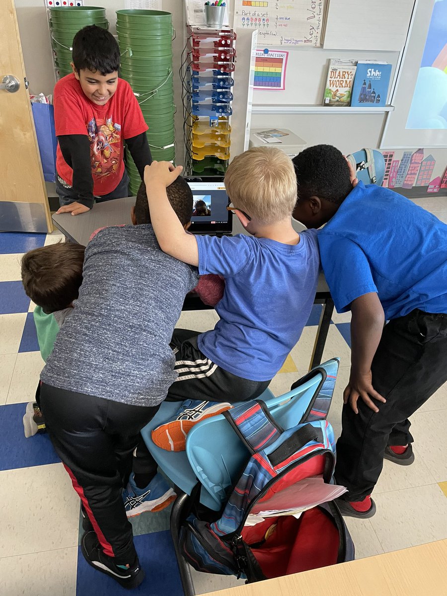 ahudson_ocsb's tweet photo. We are so SO lucky to have you @MsB_ocsb! Thank you so much for showing us more of @BookCreatorApp with a fun yearbook activity! We were all smiles as we reminisced about our year while collaborating and problem solving with friends. #ocsbBeCommunity #ocsbTech https://t.co/6loja9fvup