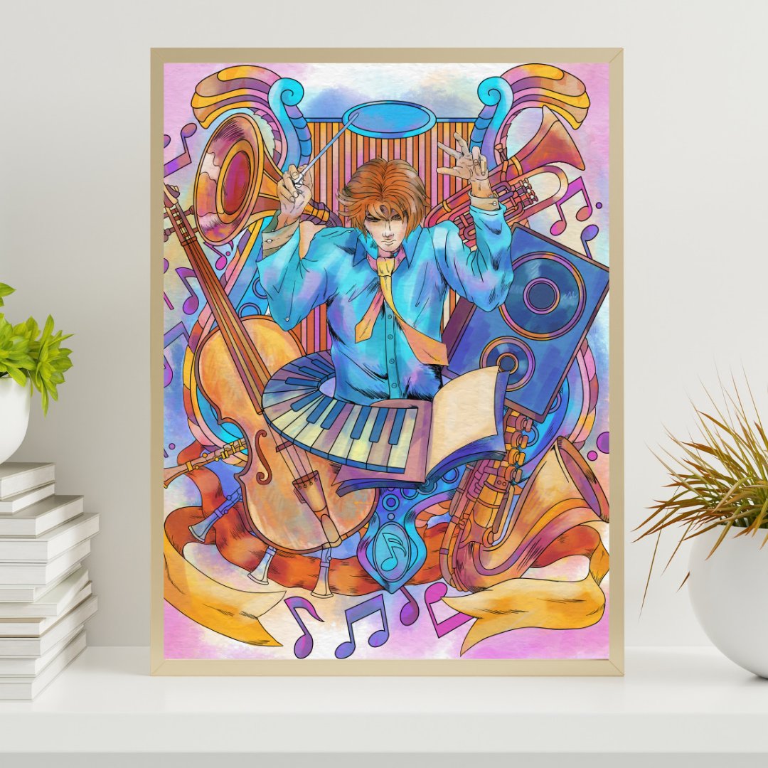 coloritcom's tweet photo. It could be said that the Maestro, or conductor of classical music, is the most important person in the room. He leads the artistic direction, sound, speed and movement to ensure that the music plays at a steady pace.
#musicillustration #colorfulmusic https://t.co/7FYPlsjqoZ