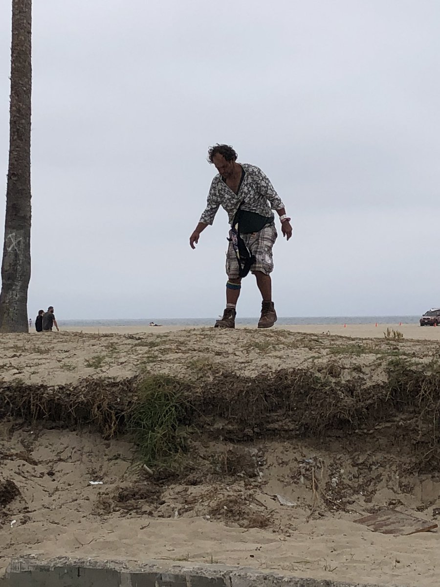Sexual predator touching Women on the bike path. <a href="/LAPDPacific/">LAPD Pacific</a> had him handcuffed but released him due to his mental state and because @GeorgeGascon wouldn’t prosecute him anyway. I’m sure <a href="/LACoSheriff/">Robert Luna</a> would take him off the beach. <a href="/WestsideCurrent/">Westside Current</a> <a href="/SoledadUrsua/">Soledad Ursua</a> <a href="/LAPDChiefMoore/">Michel R. Moore</a>