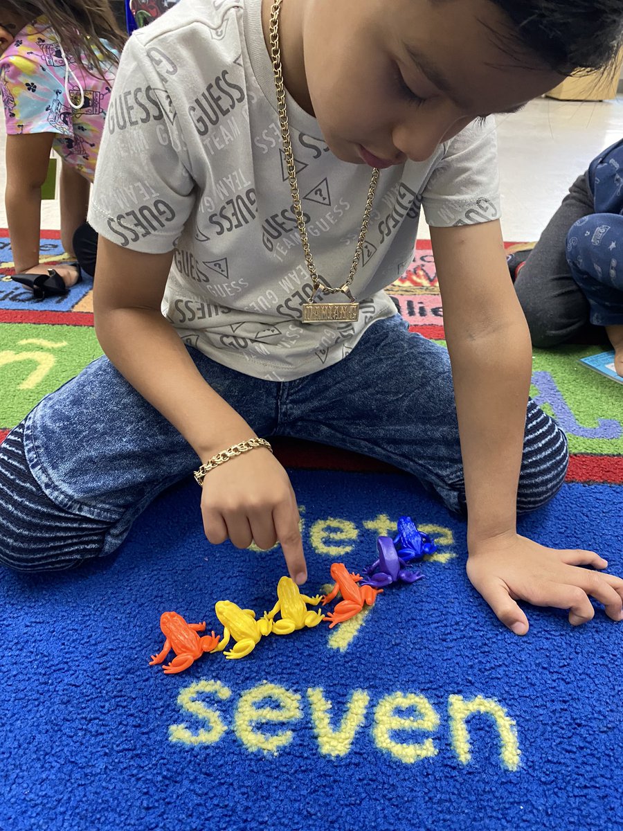 Our first week in Bilingual Summer School was great. Kinder students used RekenRods and frog counters to count sets of objects.           #hand2mind #teachingMathwithManipulatives <a href="/HCISDMultiLang/">Norma G. Garcia</a> <a href="/HarlingenCISD/">HCISD</a>