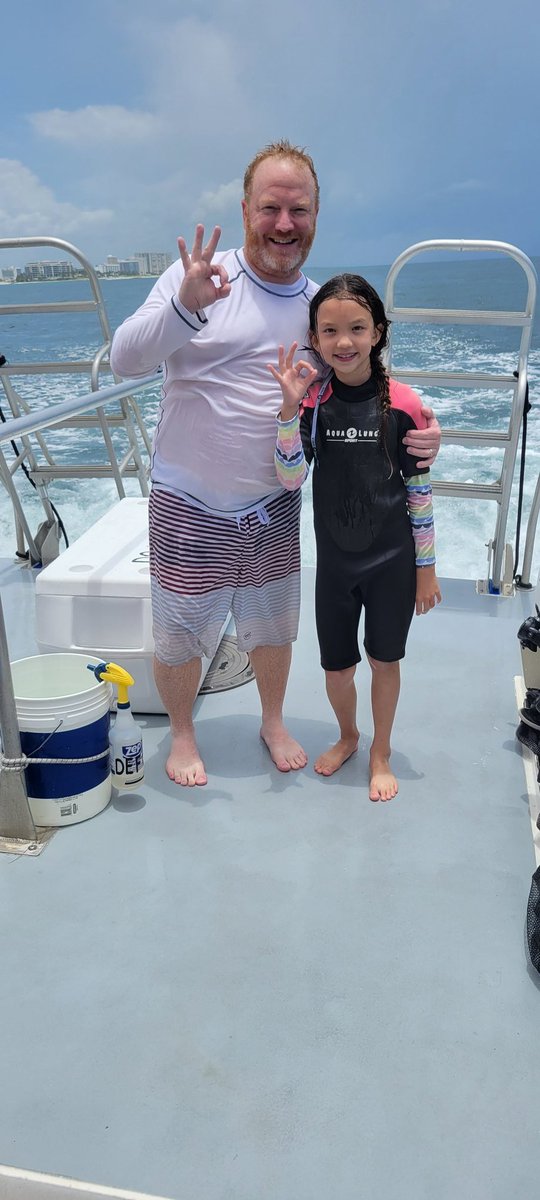 jmcjilton's tweet photo. I don't post often, but when my 10 year old daughter gets SCUBA certified, it's  worth the rare post. Incredibly proud of this kid for her bravery and hard work. https://t.co/dLuTNQoWDQ