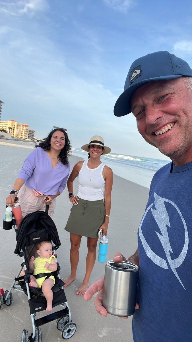 Out with some of the fam for an evening walk on the beach with more coming for the weekend enjoying the #Outerverse Get Outside.