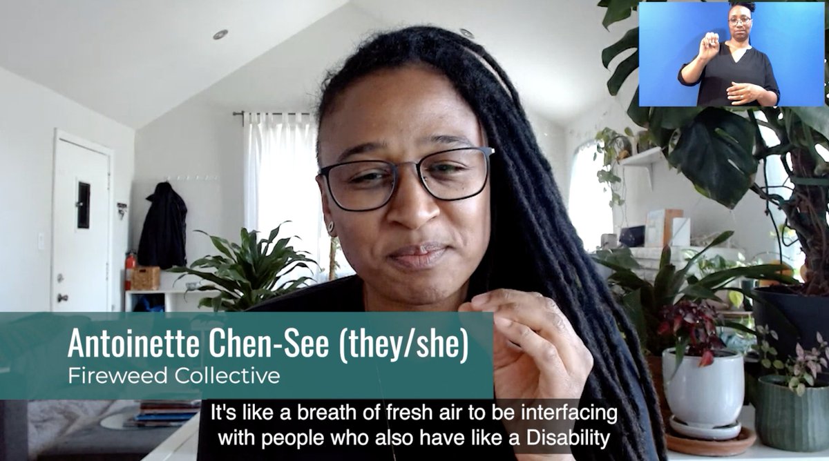 "It's like a breath of fresh air to be interfacing with people who also have a disability justice lens. Just having that political understanding and meeting in that framework is so important and affirming." –Antoinette Chen-See of <a href="/fireweedHJ/">Fireweed Collective</a> #ThirdWave25