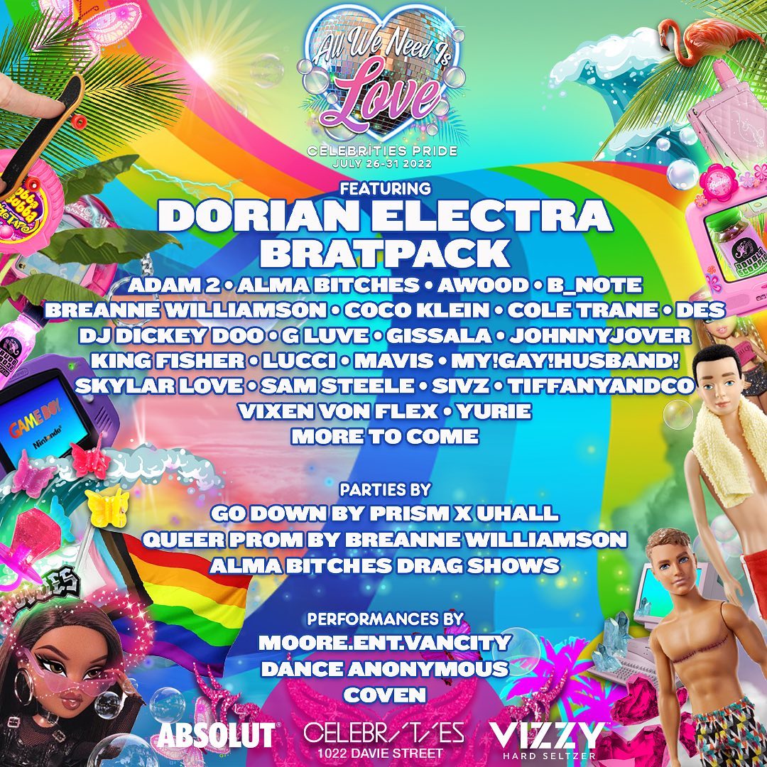 Calling all y2k babes, we dropped the Celebrities Pride 2022 line-up 🌈