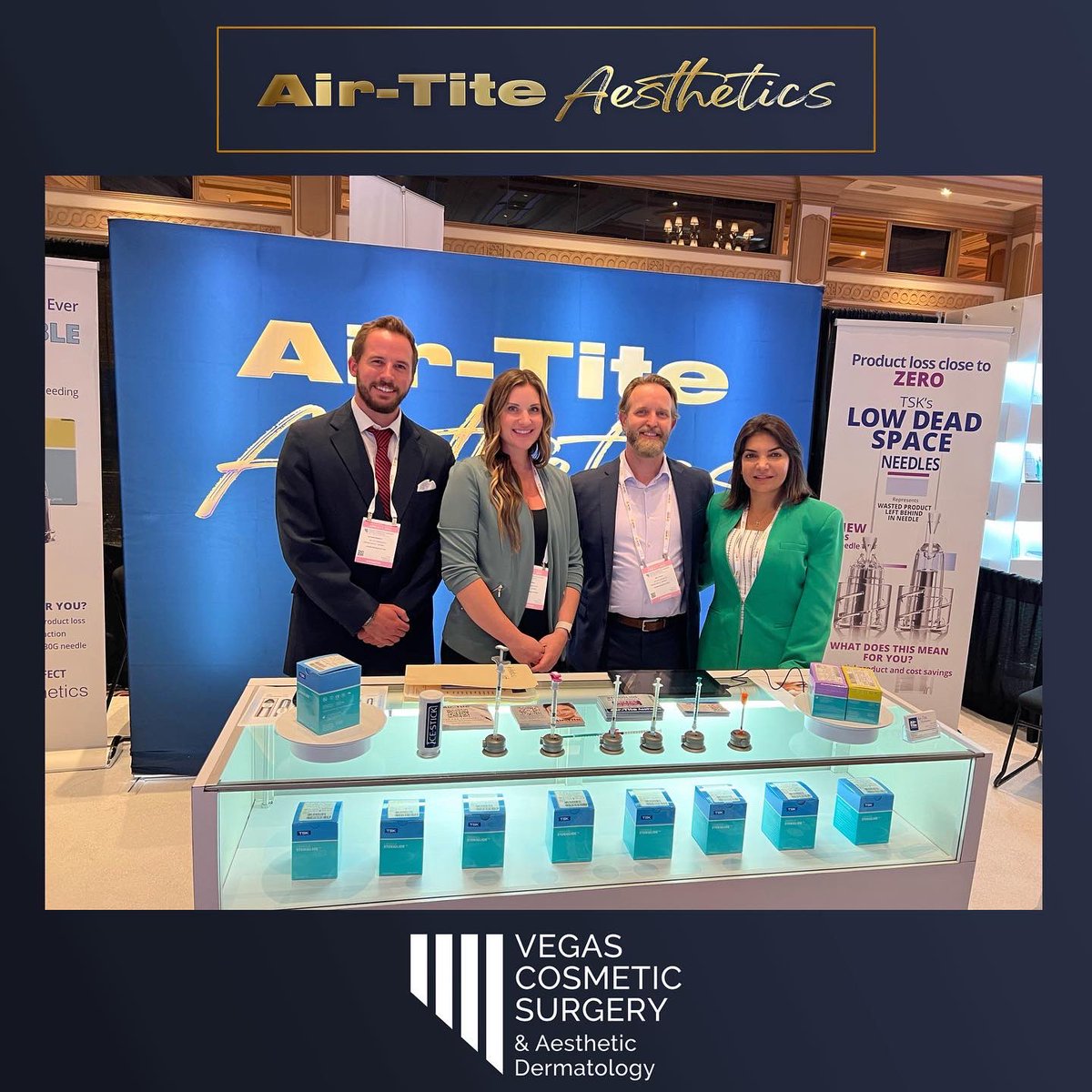 AirTiteProducts's tweet photo. Day 1 at the #VCS show! Come by booth 619 for special show pricing on our products!
#VegasCosmeticSurgery #CosmeticSurgery #PlasticSurgery #Dermatology #FacialPlasticSurgery #FaceLift #Antiaging #AestheticMedicine #MedicalAesthetics #MedSpa #Filler #Botox #LasVegas #VCS2022 https://t.co/ye8zK5si0k