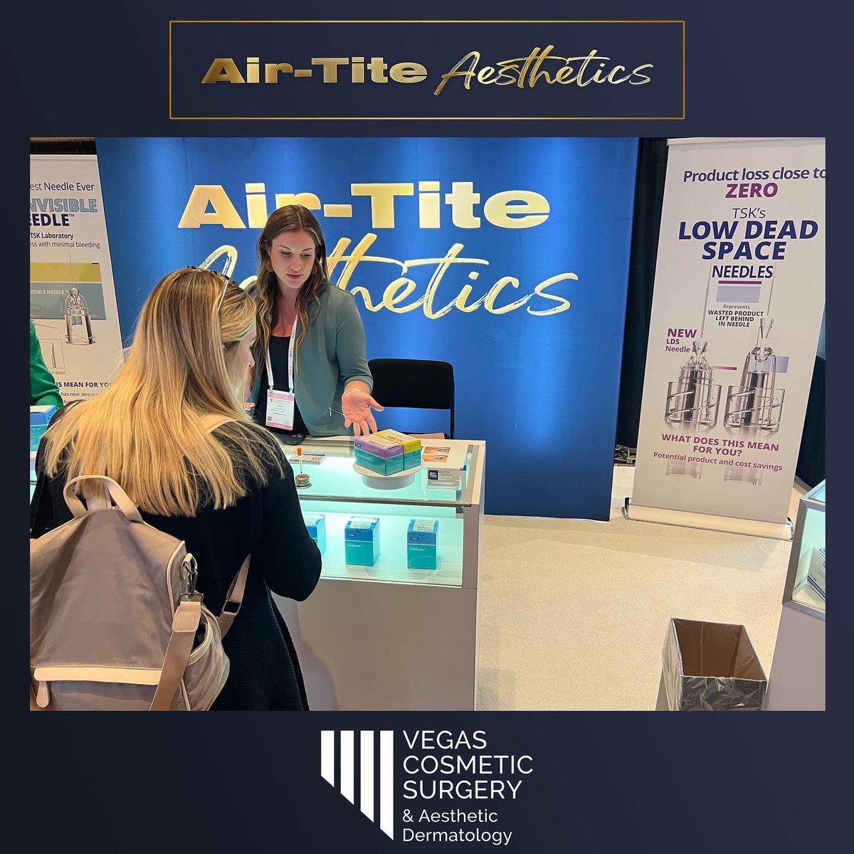 AirTiteProducts's tweet photo. Day 1 at the #VCS show! Come by booth 619 for special show pricing on our products!
#VegasCosmeticSurgery #CosmeticSurgery #PlasticSurgery #Dermatology #FacialPlasticSurgery #FaceLift #Antiaging #AestheticMedicine #MedicalAesthetics #MedSpa #Filler #Botox #LasVegas #VCS2022 https://t.co/ye8zK5si0k