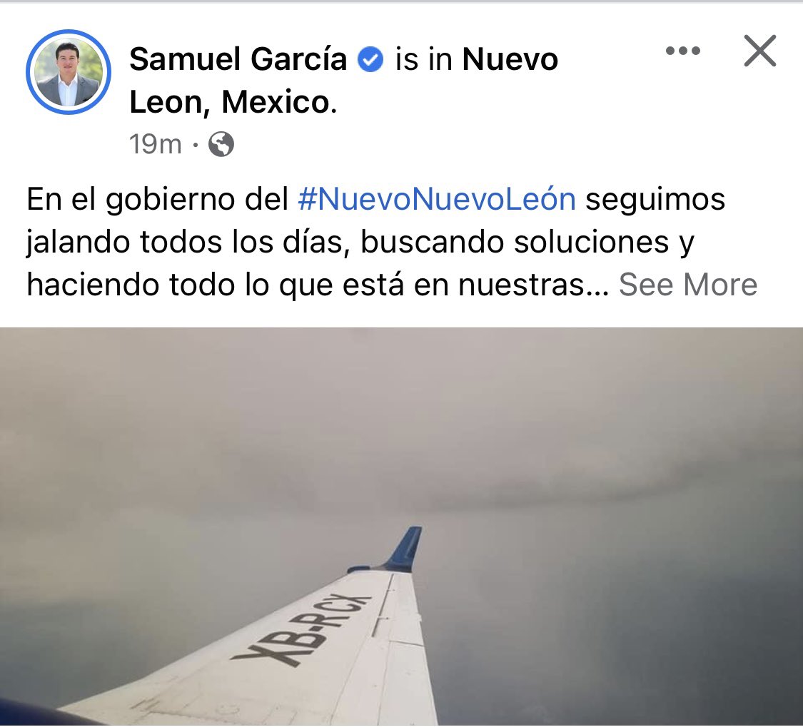 ApoloRegio's tweet photo. 🚨🛩🌧 Oye @samuel_garcias creo que @nuevoleon debería transparentar el uso que se dará al avión que compraste para bombardear las nubes. 

Por qué decidieron esconder el rastreo de sus vuelos? Se usará para otros fines? 

@RQPidea @FloresBenavid @RealPolitikNL @CarlosSanchezMX https://t.co/cl5fl0jJdt