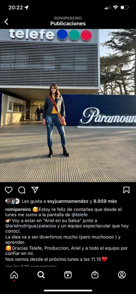 elejercitodelam's tweet photo. Bajaron a Romina Pereiro del programa #EnSuSalsa #LAM primicia de @AngeldebritoOk https://t.co/GRnizqMYrn