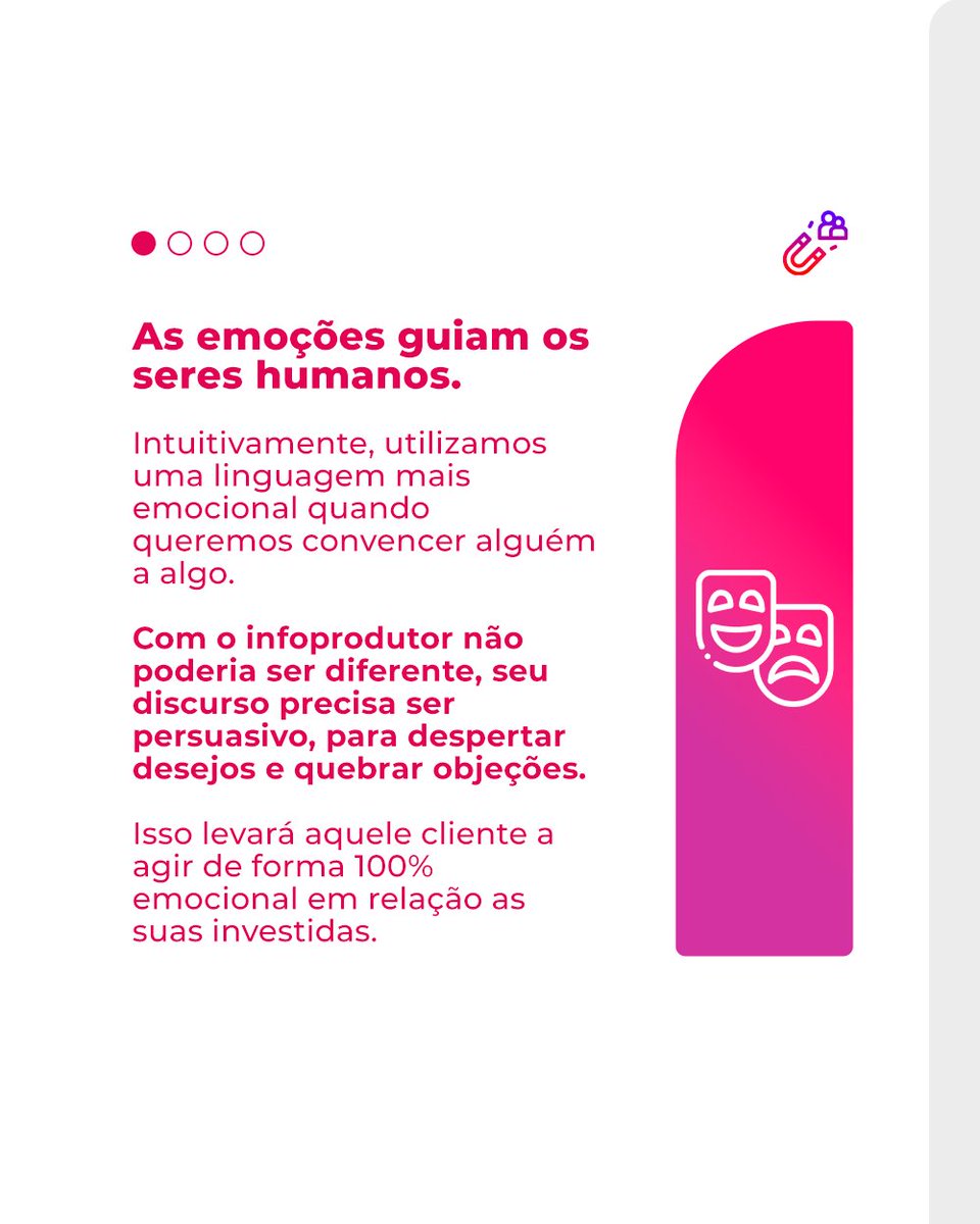 blitzpayoficial's tweet photo. Se você deseja evoluir como infoprodutor, então você precisa saber disso... 👀

As emoções sempre estão presentes no nosso dia a dia e podem definir a maneira como agimos diante de certas situações. 🥴 🥰 😮 😠

#MarketingDigital #Blitzpay #Estratégia #Infoproduto  #RedesSociais https://t.co/HQ83IwgPIy