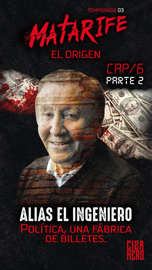 ElQueLosDELATA's tweet photo. Mañana atentos, sale el 2do capítulo de #AliasElIngeniero. Colombia y el mundo sabrán LA VERDAD. 🔥 https://t.co/xGTWQgPHSA