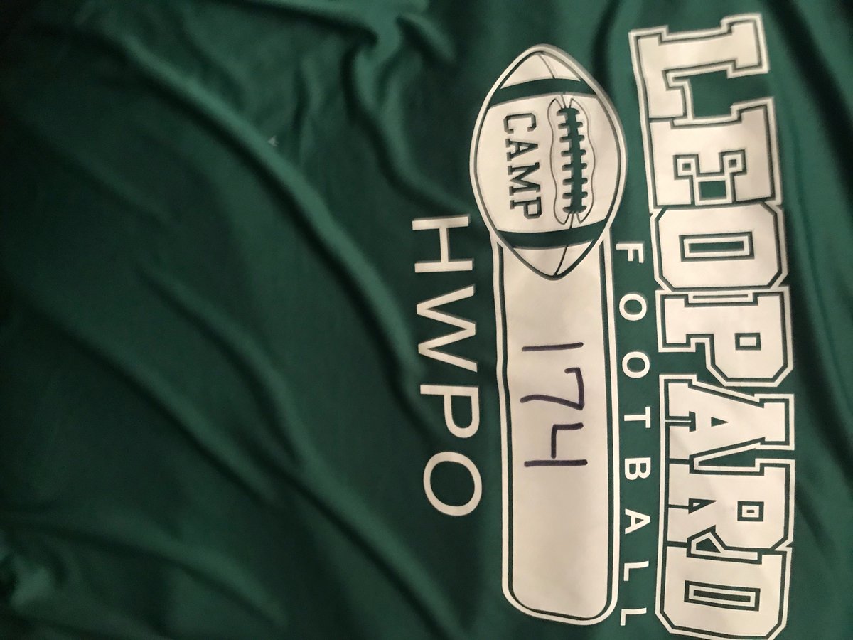 Had an amazing time <a href="/ULV_Football/">La Verne Leopards Football</a> camp
Great to meet <a href="/UlvTom/">Assistant Head Coach/DC Tom Martinez</a> and <a href="/CoachGMCampbell/">Coach Campbell</a> in person 
HWPO💚🧡