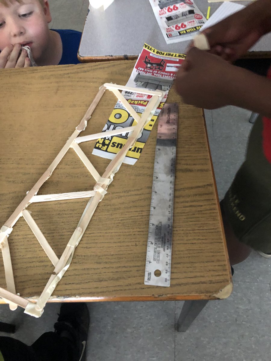 draperconnects's tweet photo. @DDSB_STEM centres are a bit hit this week! Yesterday we made bridges to help the sailors find food @SchoolAttersley https://t.co/vpfp8prZa4