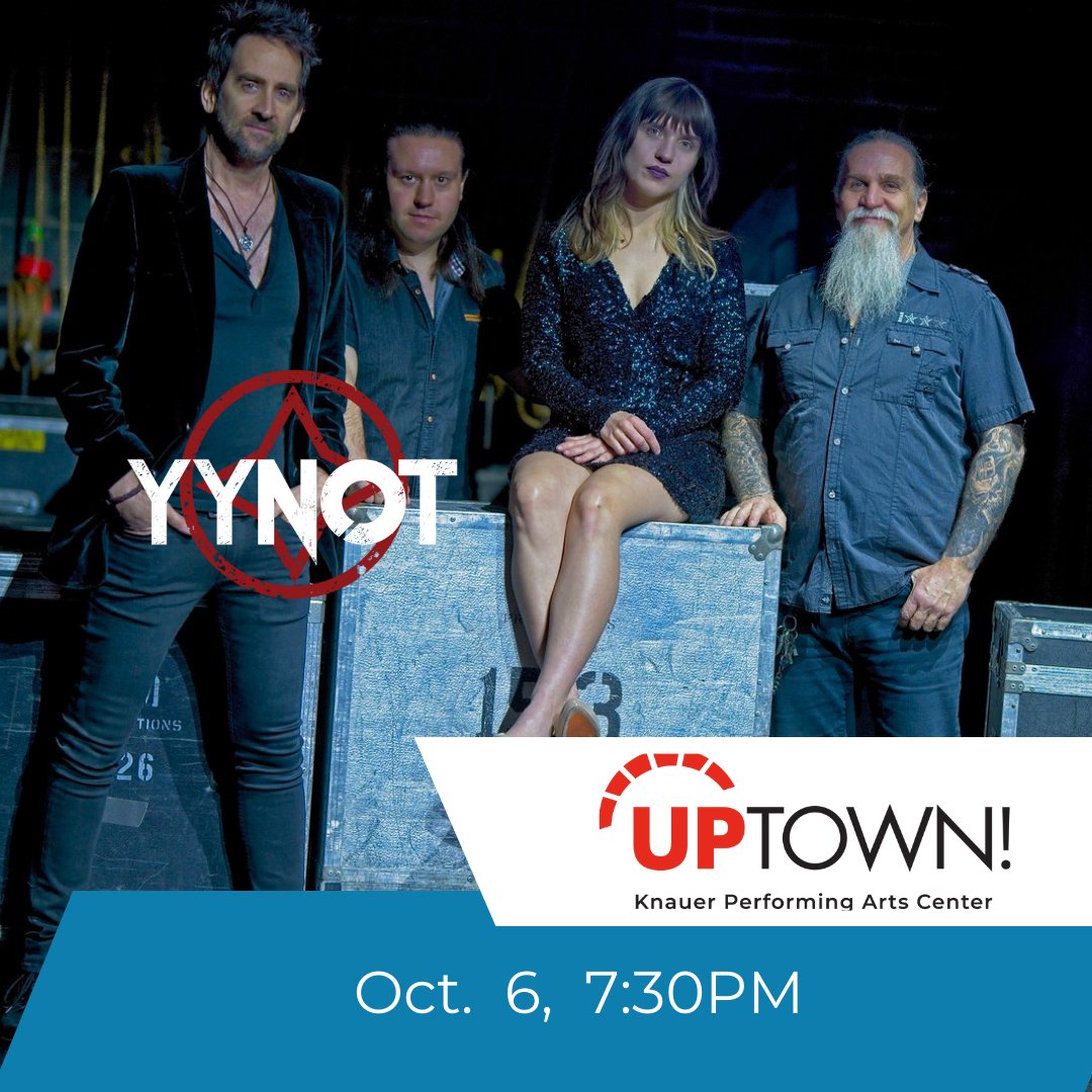 We're planning your fall concerts right now! YYNOT will hit the Mainstage Thurs., Oct. 6, 7:30PM.  Plan ahead and grab tix early &gt;&gt;&gt; bit.ly/3x7m9mI  #yyno