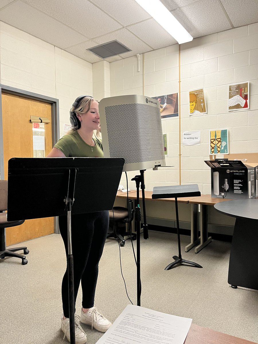 Sarah capping off day 4 of recordings!