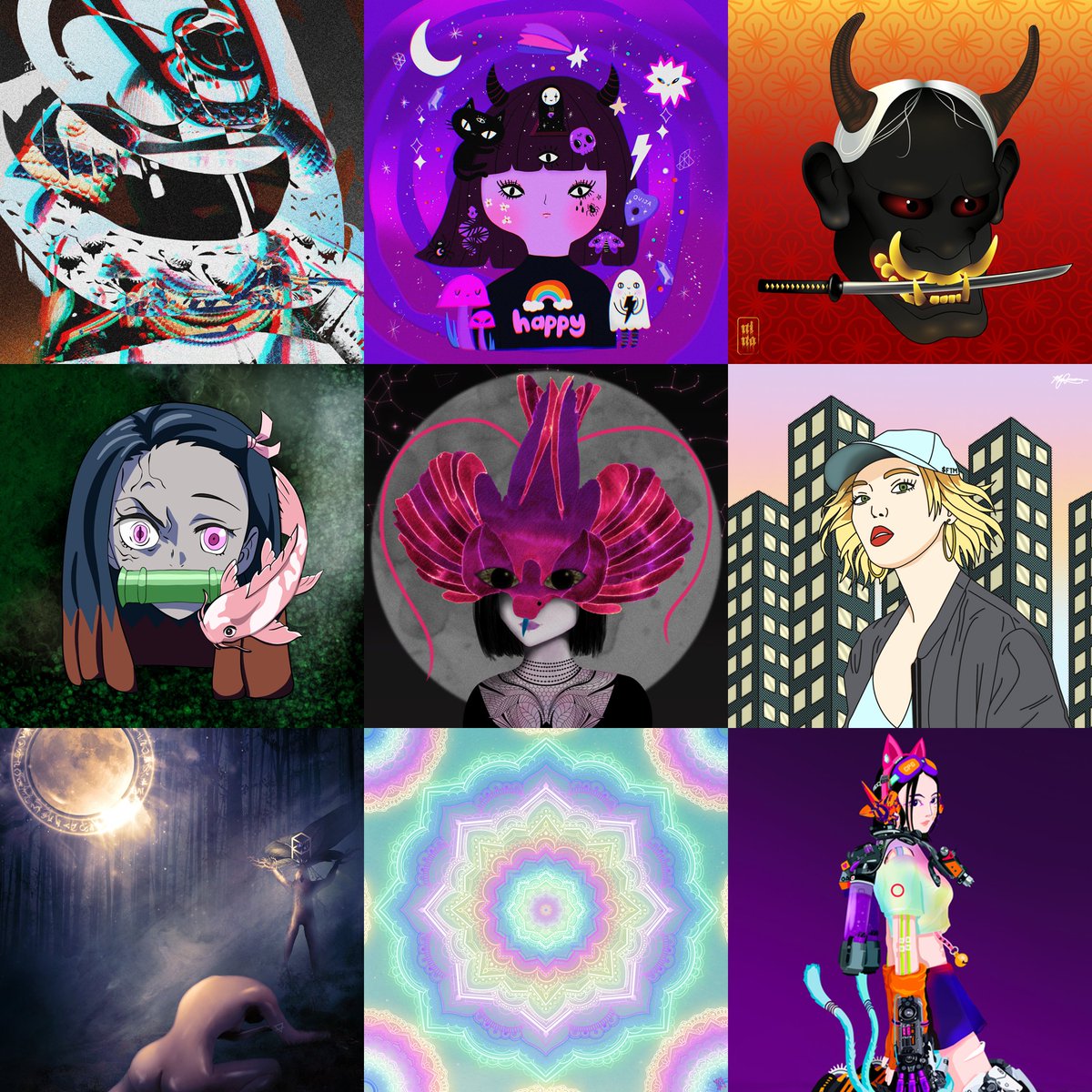 <a href="/GothamApes/">Gotham Apes</a> <a href="/TEENSONACID/">TEENSONACID</a> <a href="/FantomPunks/">FantomPunks</a> #Notforsale #FTM <a href="/cosmicfriendnft/">COSMIC FRIEND</a> <a href="/ohnoooMOMO/">ᴍᴏᴍᴏ</a> <a href="/kay_wren_/">🌙Kay Wren🌙 Primordials💀</a> <a href="/ninatattooart/">Nina 👹✨</a> <a href="/Dani_L_Chen/">coIZIco</a> <a href="/KawaiiArmyNFT/">Mia</a> <a href="/LzZoey/">Zoey 🌱🔮</a> <a href="/WyldeRosee/">WyldeRose</a> @cyberpunkgirll <a href="/Plantoms808/">Mother Of Plantoms NFT (Hui)</a>  (sry Hui, didn't fit🤦) All incredible artists &amp; amazing people that inspire me each day. Much love &amp; support, priceless.🤩❤️‍🔥🙏