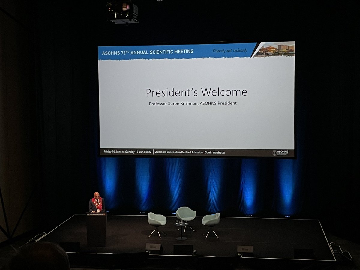 Lovely to be in Adelaide for #asohns2022