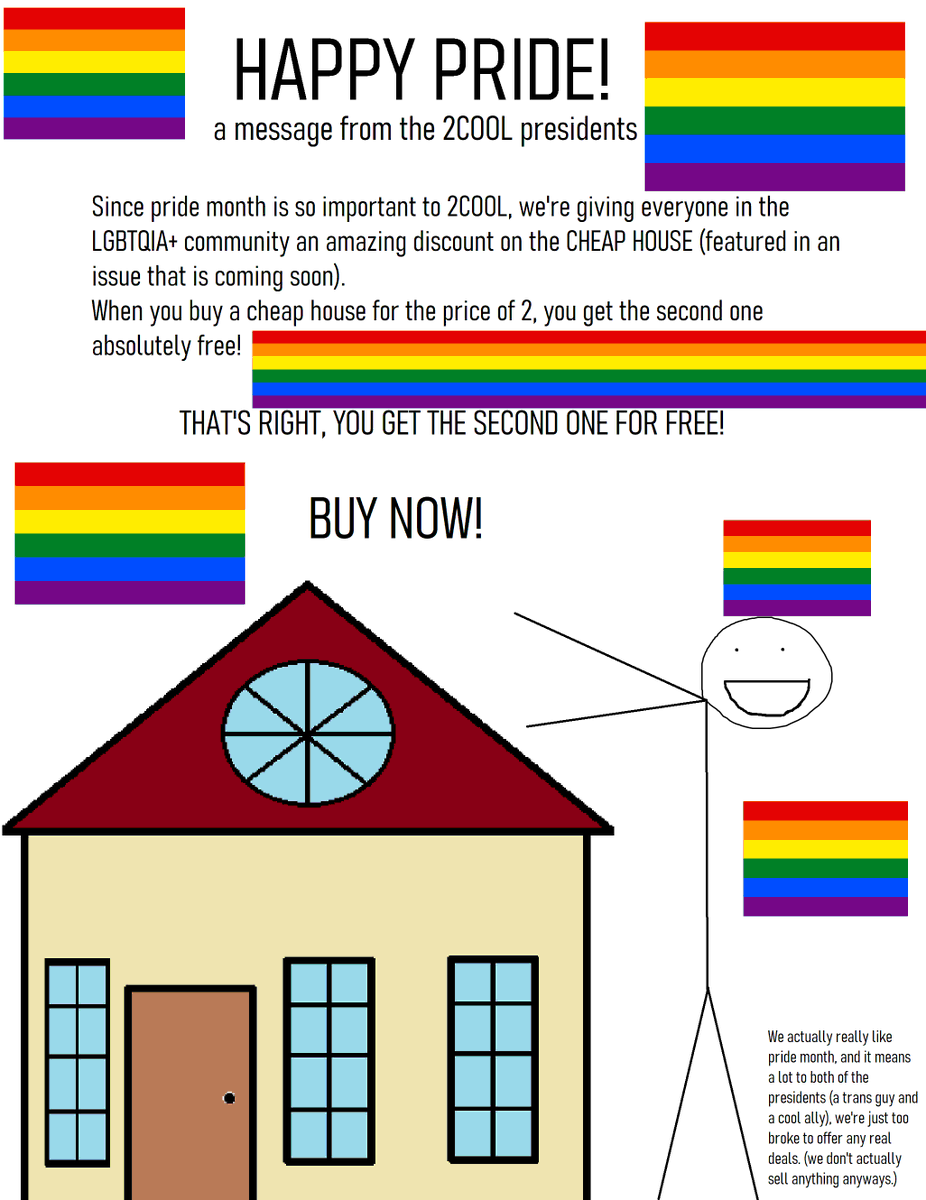 2coolCompany's tweet photo. Happy pride month! https://t.co/6o50SuFVuf
