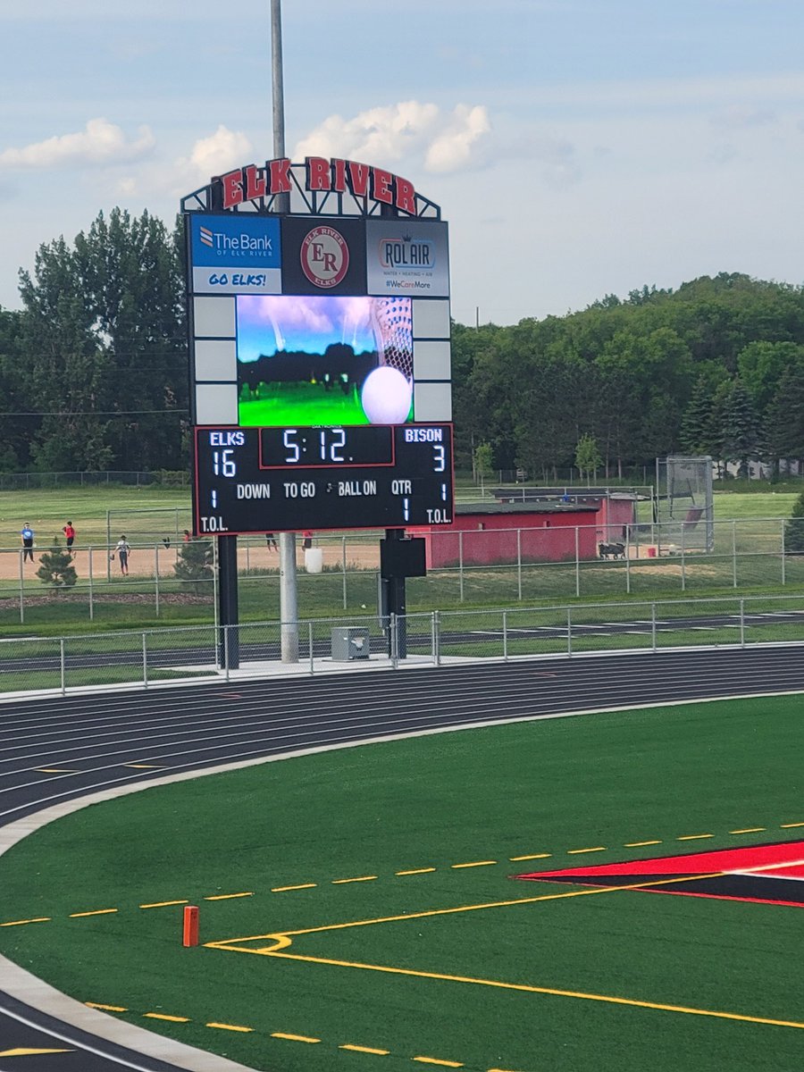 Rough first half for the Bison...2nd will be better