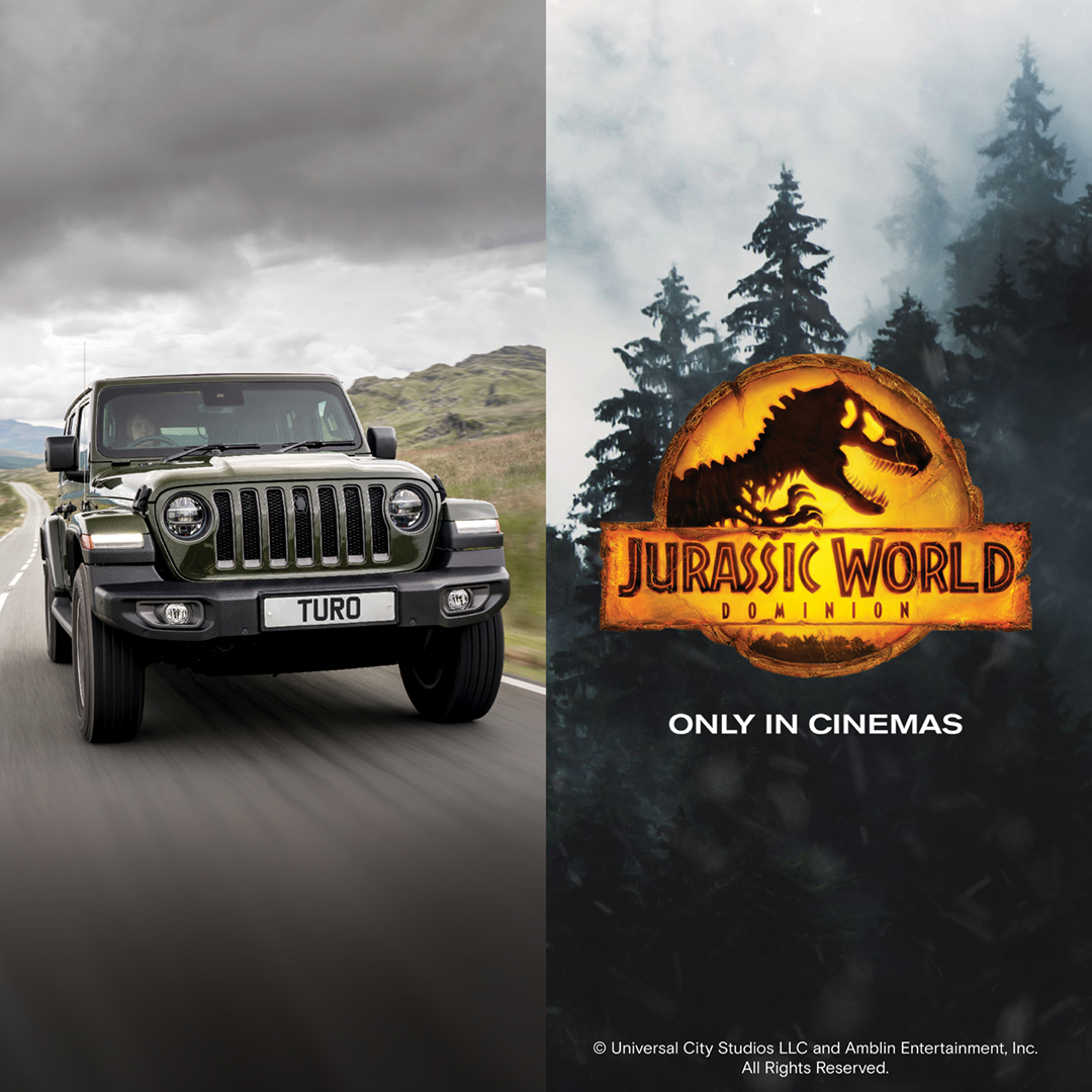 To celebrate the UK cinema release of #JurassicWorldDominion, we’re offering you the chance to win a glamping trip for four and £500. Complete a trip by 30 July to enter. Book the Jeep Wrangler inspired by Jurassic World Dominion to be entered twice. Visit explore.turo.com/jurassic-world…