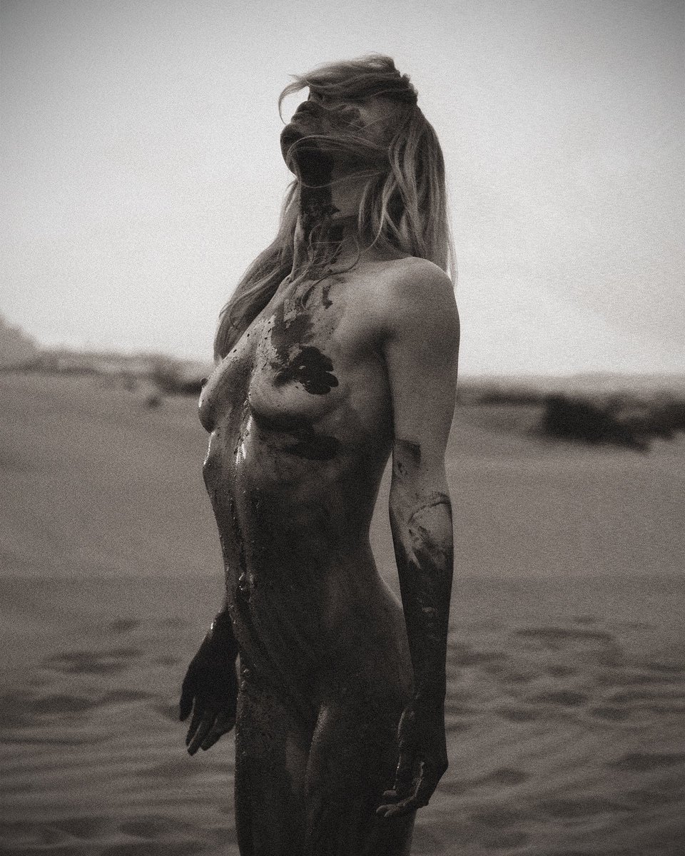 Lidiia in the dunes