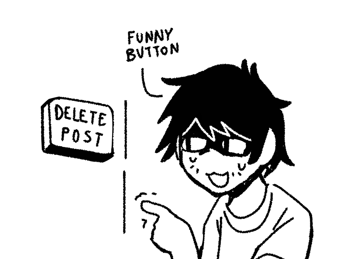 everytime when a fanart blows up, part of me wants to press the funny button 