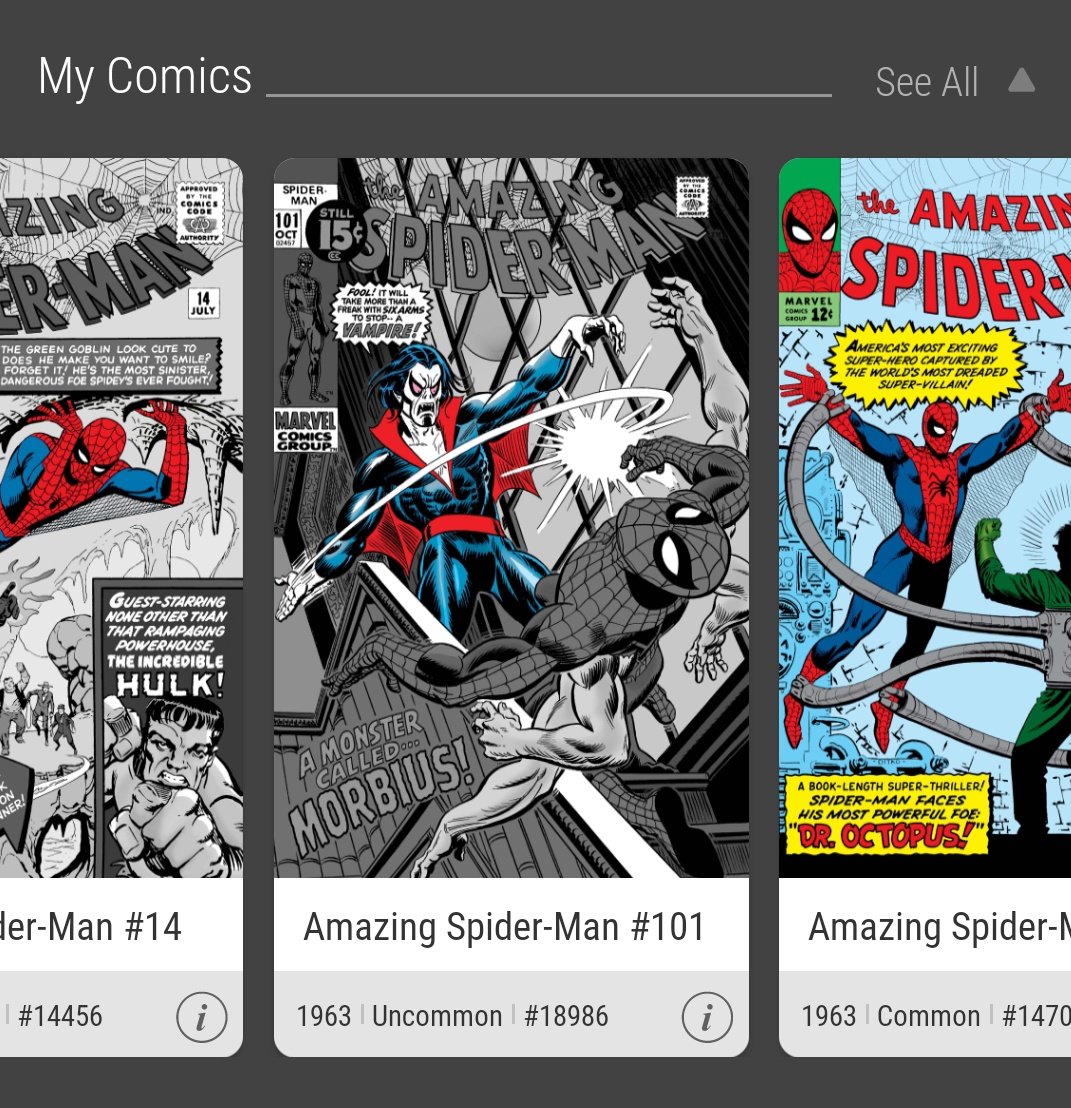 Hodl4Sure's tweet photo. 101 Comics since 02-01-22. Although most are common, I believe my knowledge and understanding during this bear market has help me make the right purchases. The #fomo days are over, now I've got to bag some #omi for the long term. #veve #ecomi #crypto #investment #nft https://t.co/DOc1SaPCDk