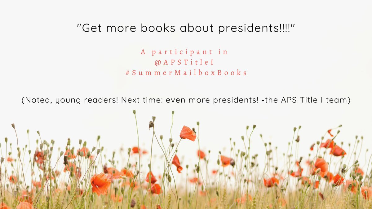 Lưu ý! Và đã lên kế hoạch! :) 🧡 #SummerMailboxBooks 📚 https://t.co/YFHbGojrfa