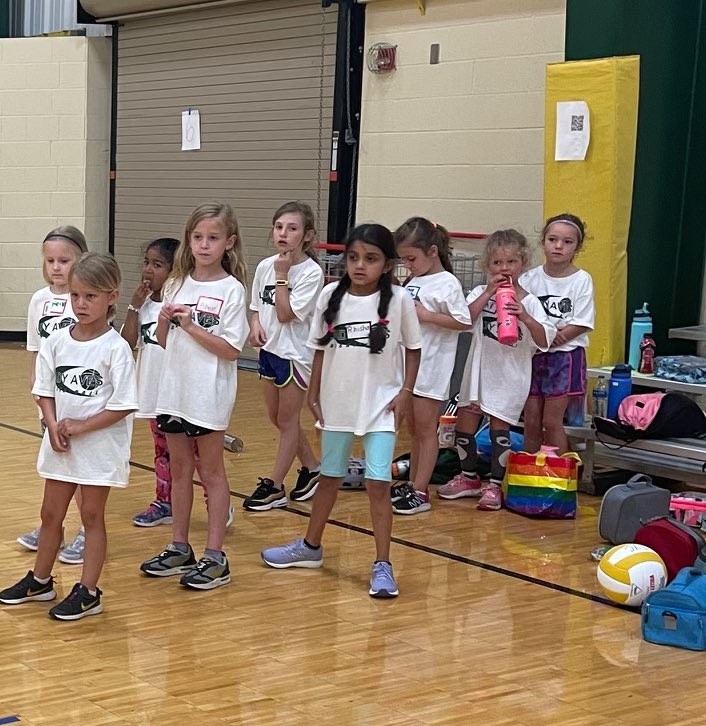 Beach balls and pickle ball nets for our littlest Volley Aves!  #camp2022 <a href="/SycamoreSchools/">Sycamore Schools</a> @AvesAthletics