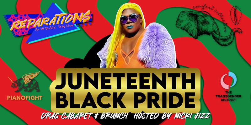 pianofight's tweet photo. Pop-Up Brunch and Drag Show on Juneteenth! Plus Opera Parallel, Vicious Cycle Podcast and the Trashed Bros!  - https://t.co/TZ10WzF3ot https://t.co/CXzTRxujgG