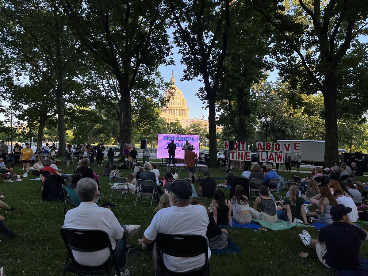 One year and five months after the Mob stormed the U.S. #Capitol Washingtonians watch the first public hearing of the #Jan6thCommittee