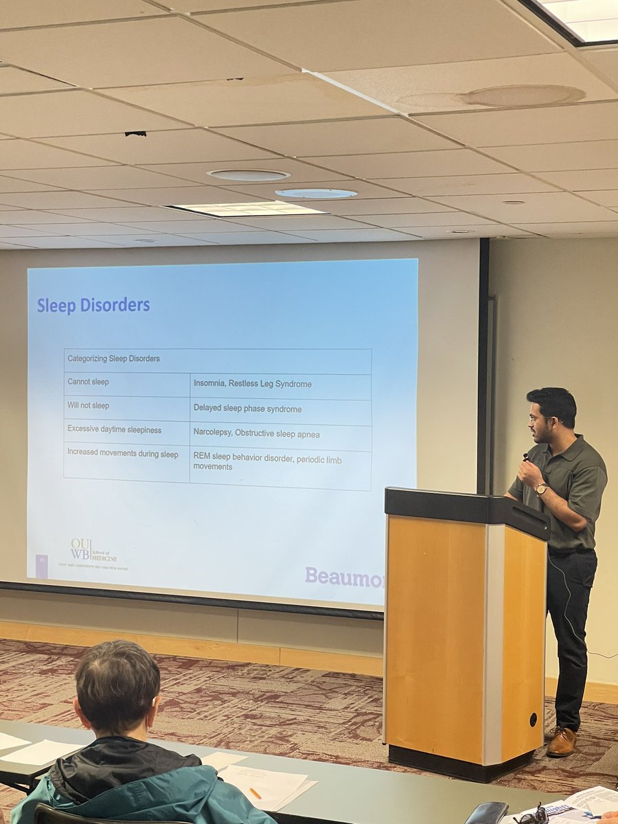BeaumontFMGP's tweet photo. Community medicine is fun! We enjoyed talking to the Dearborn Heights community about the value of sleep with Dr. Nguyen and Dr. Kommana providing excellent advice and answering questions from an engaged crowd. https://t.co/ZdScZBNlTJ