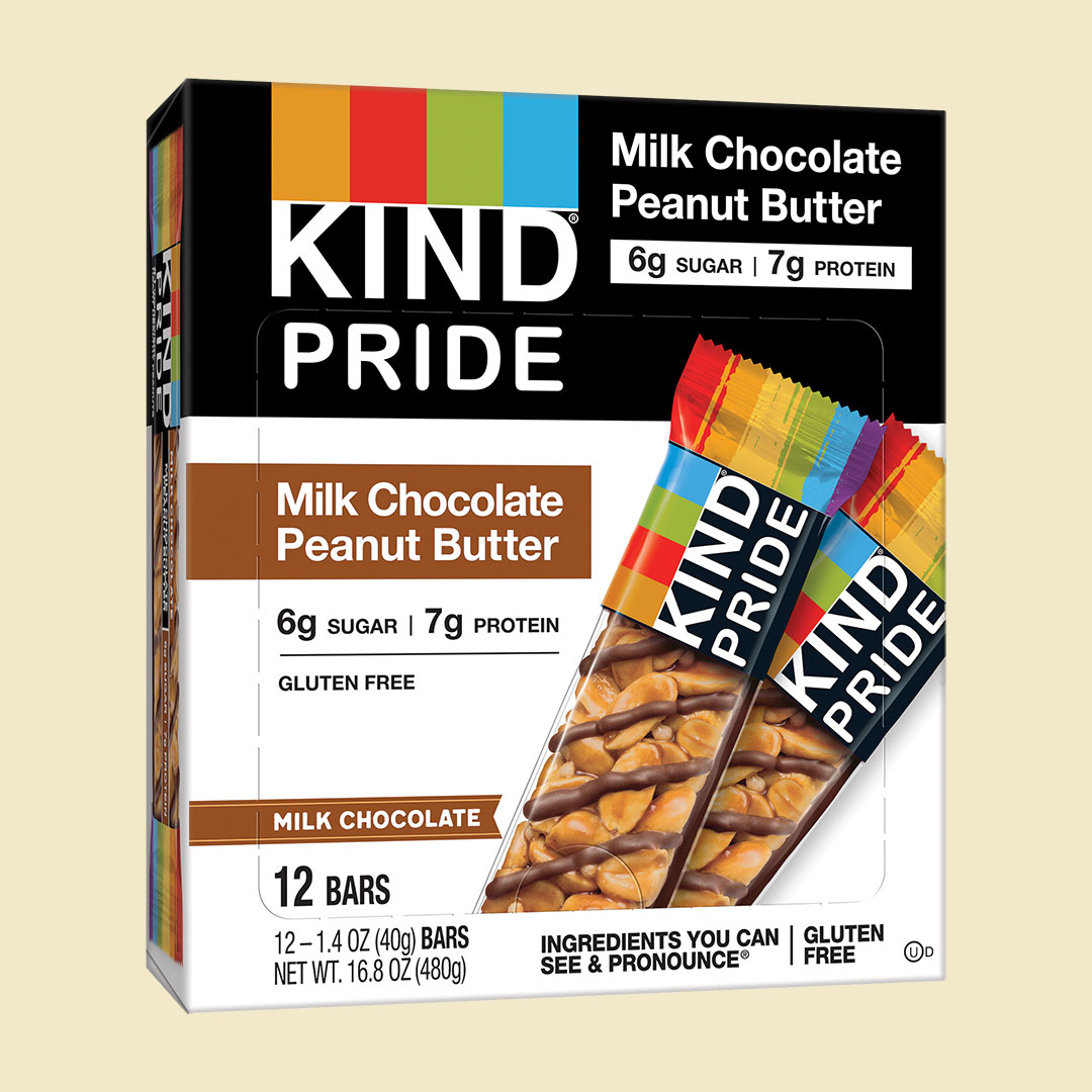 Pride Month is gonna be a year 'round thing for @KINDSnacks and their KIND Pride Bars, which also will be supporting LGBTQ+ youth
