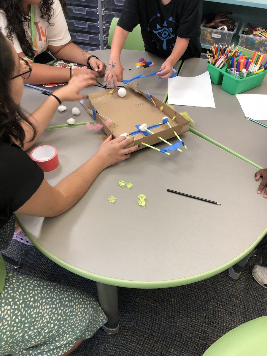 tara_mathien's tweet photo. @UF_COE #ECE undergrads off to such a fun start at STEM Camp for K-3 graders @pkyongedrs #steminece #cainesarcade #ecestem https://t.co/MitKjzZ9G2