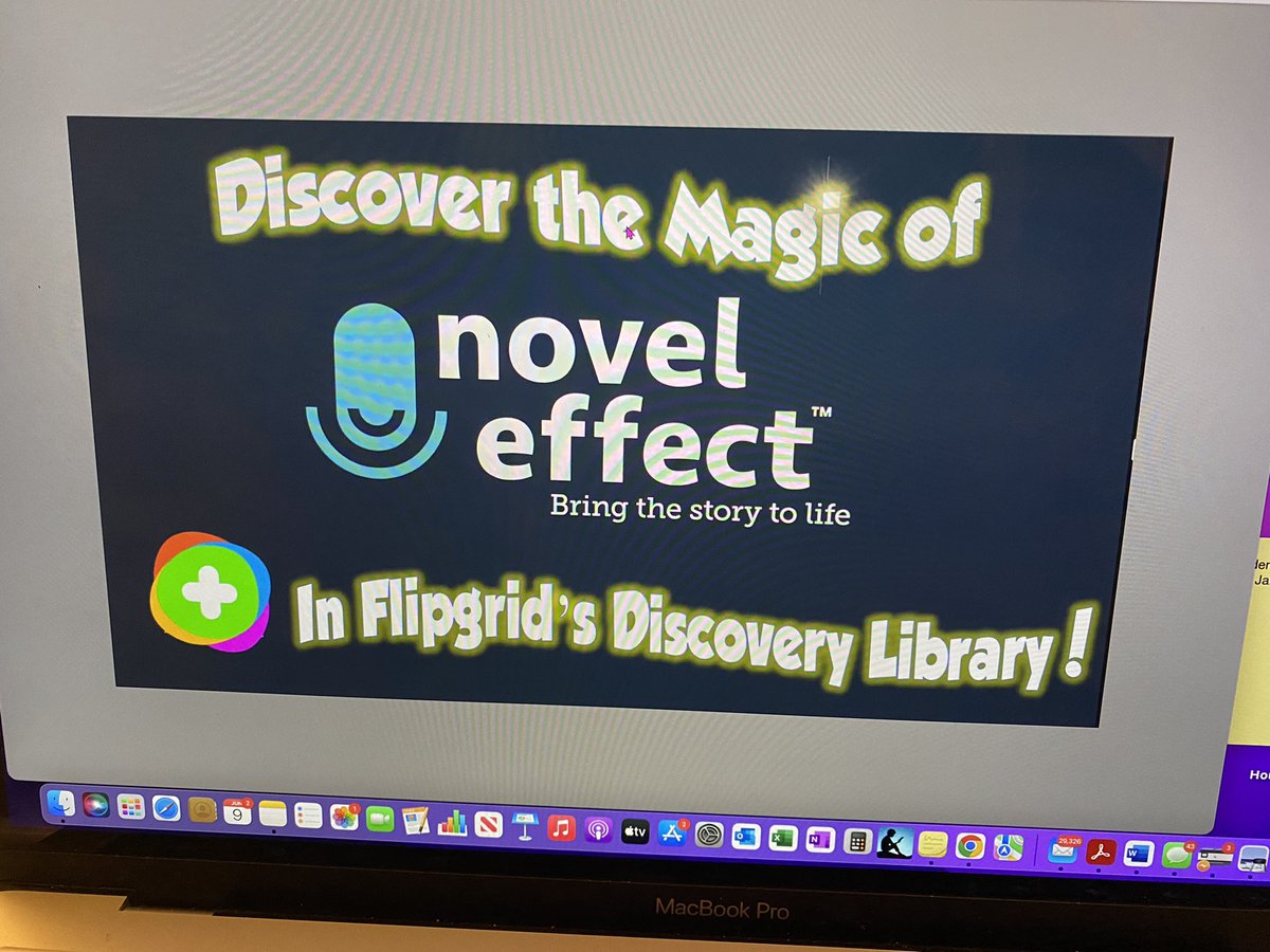 Another fantastic Novel Effect Magic Webinar in the books! Tonight’s session was truly wonderful. I am so excited to share this information with my staff. #FlipgridForAll #noveleffect #readaloudmagic 🪄✨