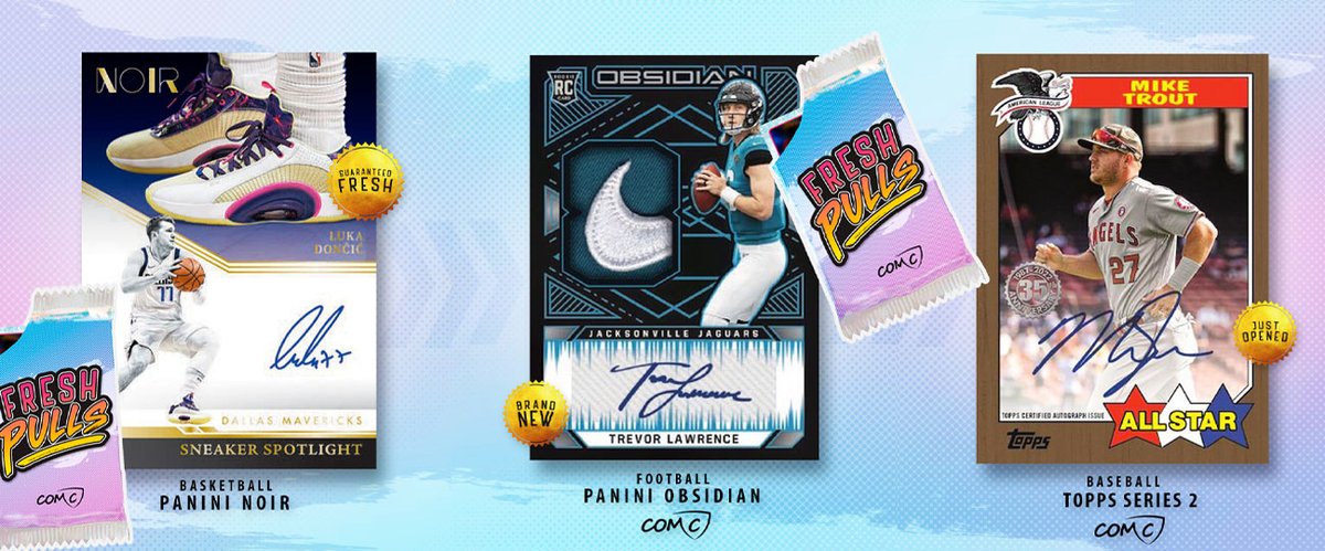 CheckOutMyCards's tweet photo. Check out some of the sets immediately eligible for COMC Fresh Pulls. Cards received within 90 days of their hobby release automatically get 50% off in your submission! π₯
For full details check out the COMC Fresh Pulls Blog: https://t.co/NGG3CXsdnL
#comc #freshpulls #topps https://t.co/DA1y87tIoM