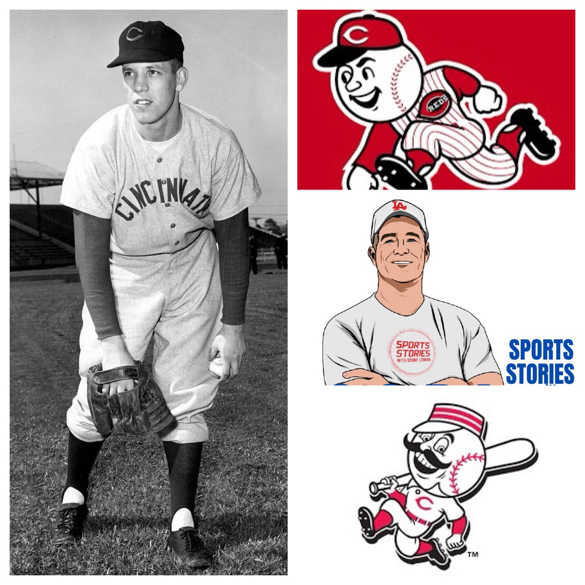 SportsStoriesDL's tweet photo. #SSDLHistory - On June 10th in 1944, #JoeNuxhall (1928-2007) of #HamiltonHighSchool in Ohio debuted for the #CincinnatiReds at #CrosleyField against the #StLouisCardinals at the age of 15 years and 316 days, becoming the youngest player in @MLB history. https://t.co/5STD9B97yR