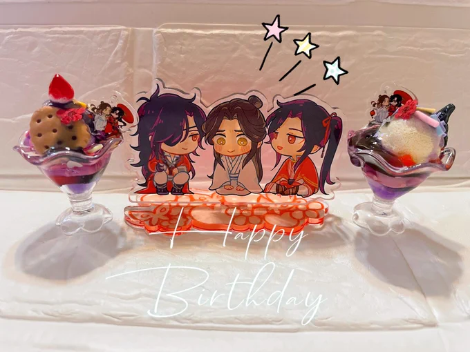 殿下が花花のために花怜パフェを作りました🫶
 #花城0610生日快乐 