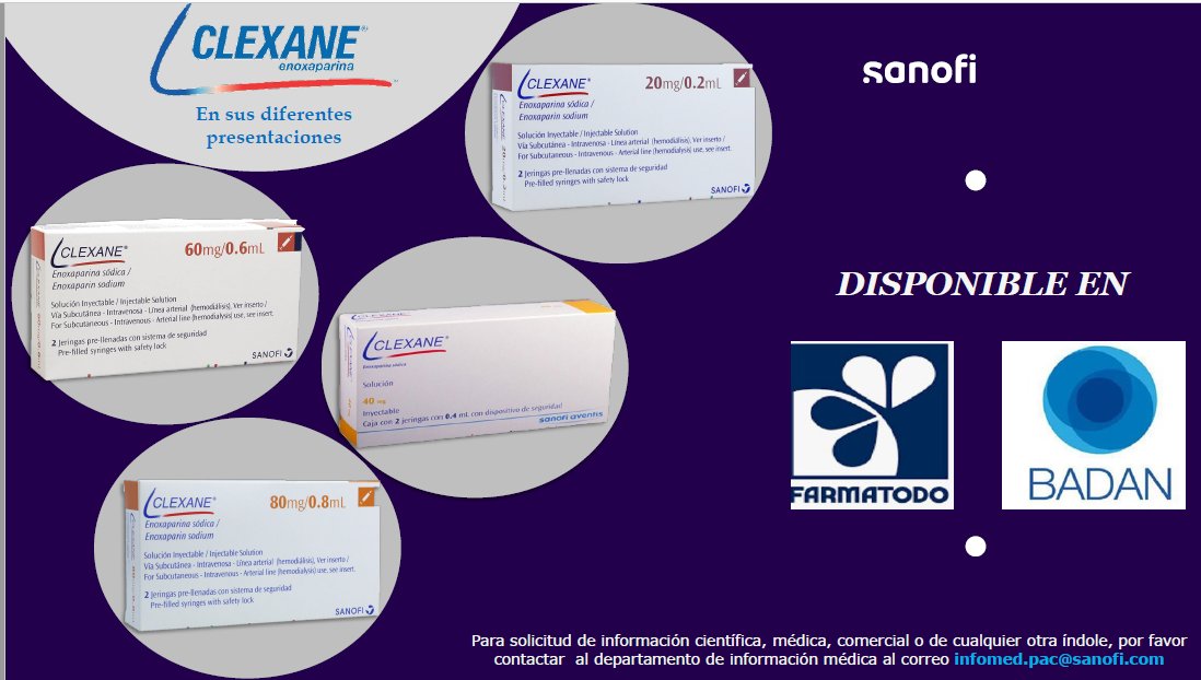 rigotordoc's tweet photo. A quien pueda interesar, me pasaron esta información: SI hay disponibilidad del producto #CLEXANE @Farmatodo y @FundacionBADAN https://t.co/zQyJbo6QW4