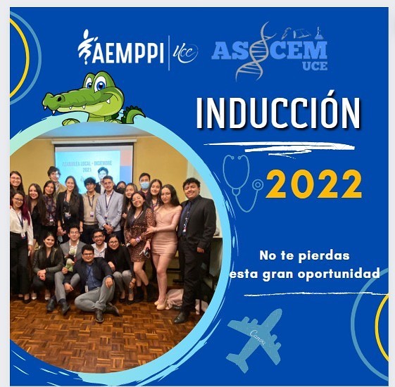 AsocemUce's tweet photo. ASOCEM UCE junto con @aemppi_uce ❤🐊💙 tenemos el honor de invitarlos a la INDUCCIÓN 2022.

📍 Lugar: Auditorio José Mejía Lequerica/ Facultad de Ciencias Médicas UCE 
🗓 Fecha: 10 de junio del 2022 
��Hora: 2 jornadas (10 a.m y 14:00 p.m) 

Inscríbete:
https://t.co/oJSA90fIik https://t.co/AY1rd838gS